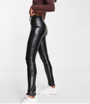 Asyou Womens Leather Jegging