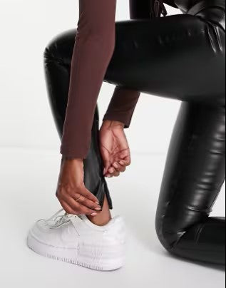 Asyou Womens Leather Jegging