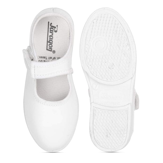 Paragon school shoes regular skin fit 751 in white