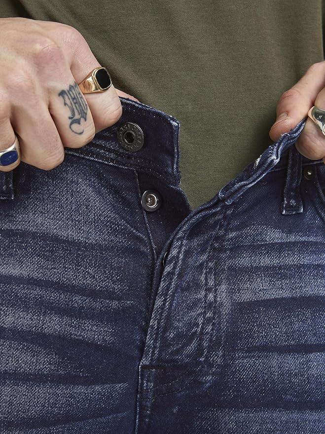 Jack & Jones JJimike JJroyal Selvedge Jean In Blue