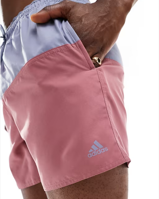 Adidas ColorBlock CLX Classic-Length Swimwear Short