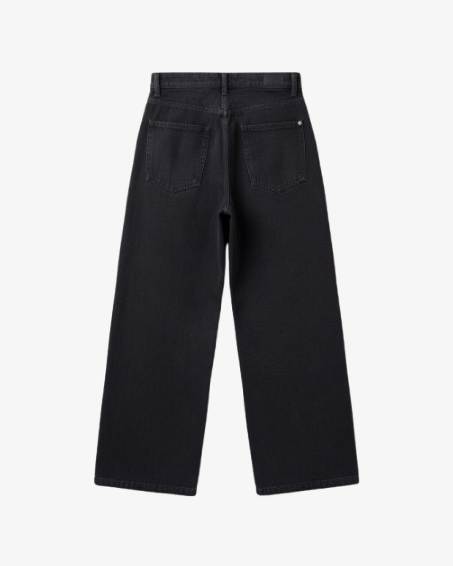 Boohooman Baggy Rigid Jeans Blue