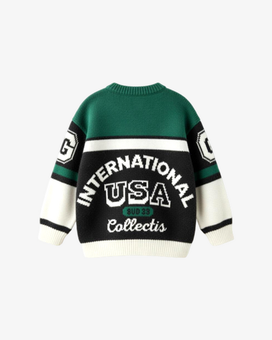 Boohooman Oversized Moto Knitted Jumper