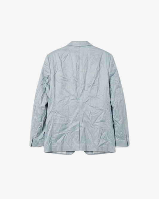 Boohooman Plus Skinny Velour Blazer