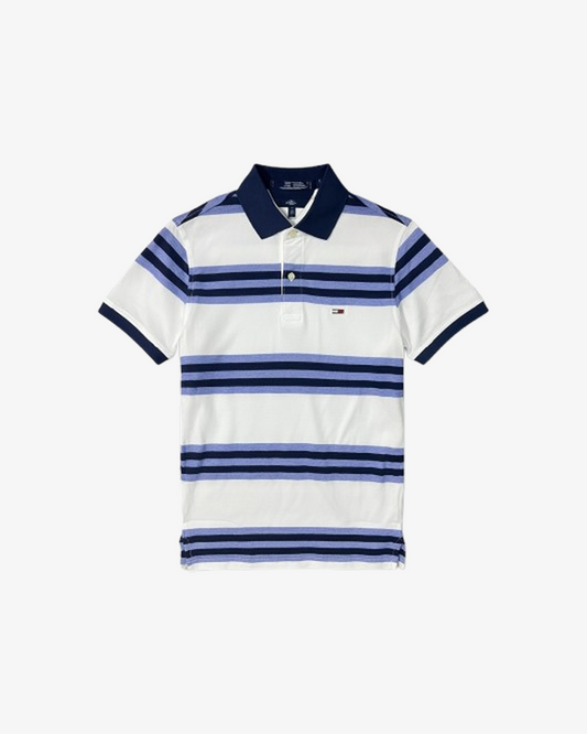 Tommy Hilfiger Striped Slim Fit Polo T-Shirt
