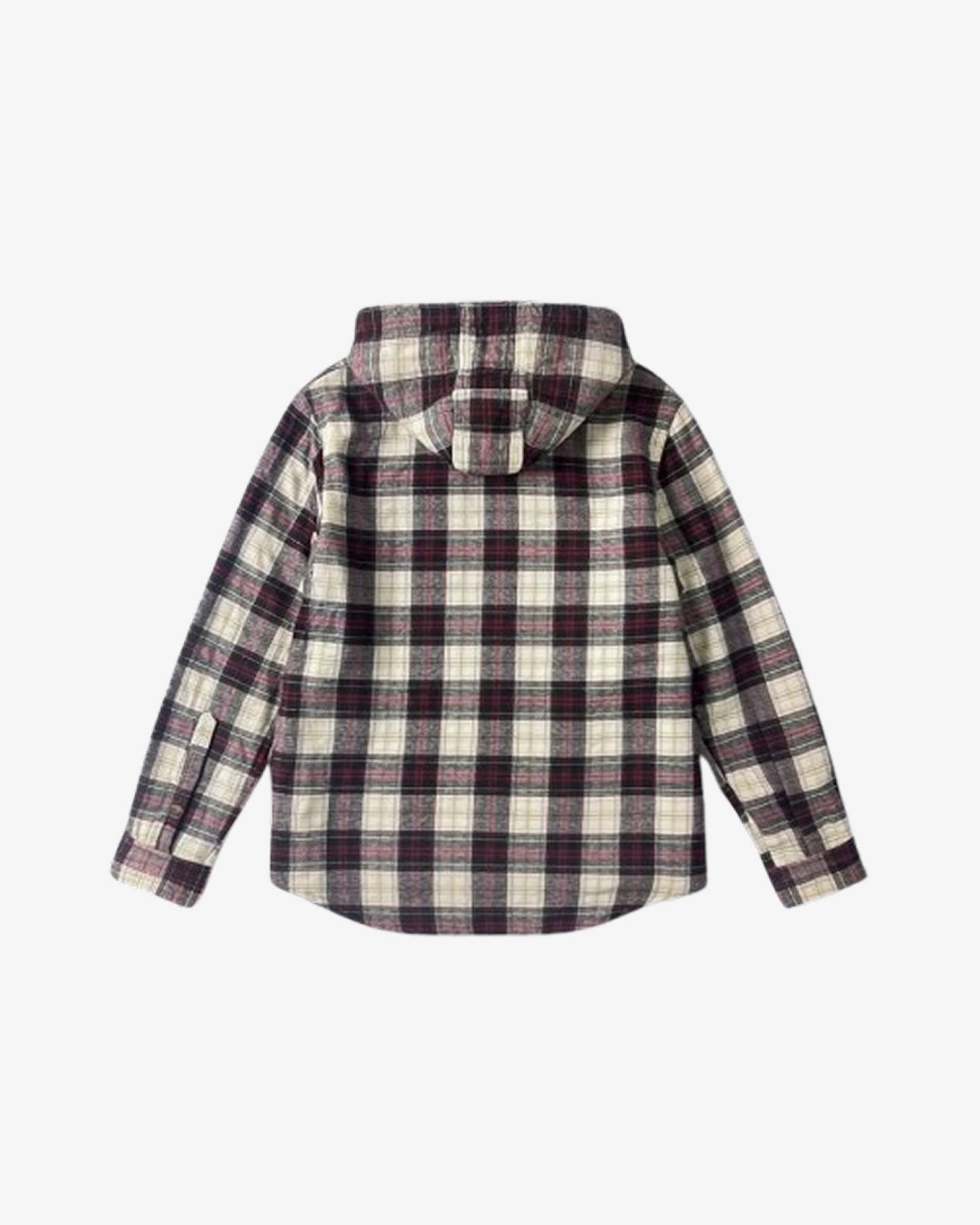 Boohooman Oversized Padded Hooded Check Overshirt