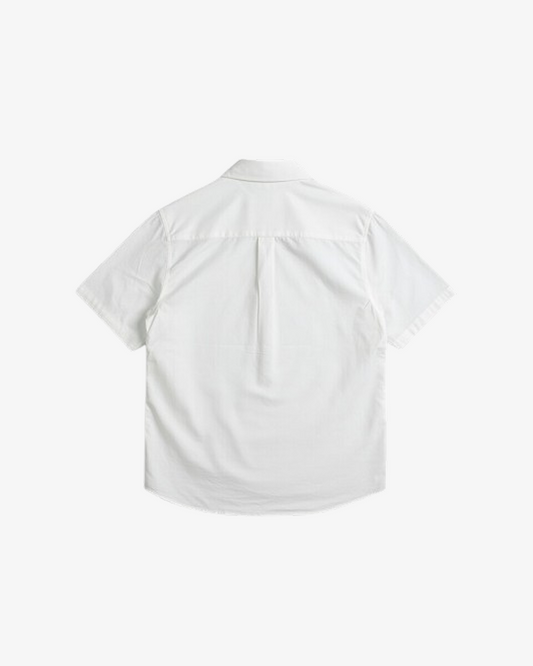 Zara Graphic Patchwork Short Sleeve Revere Shirt