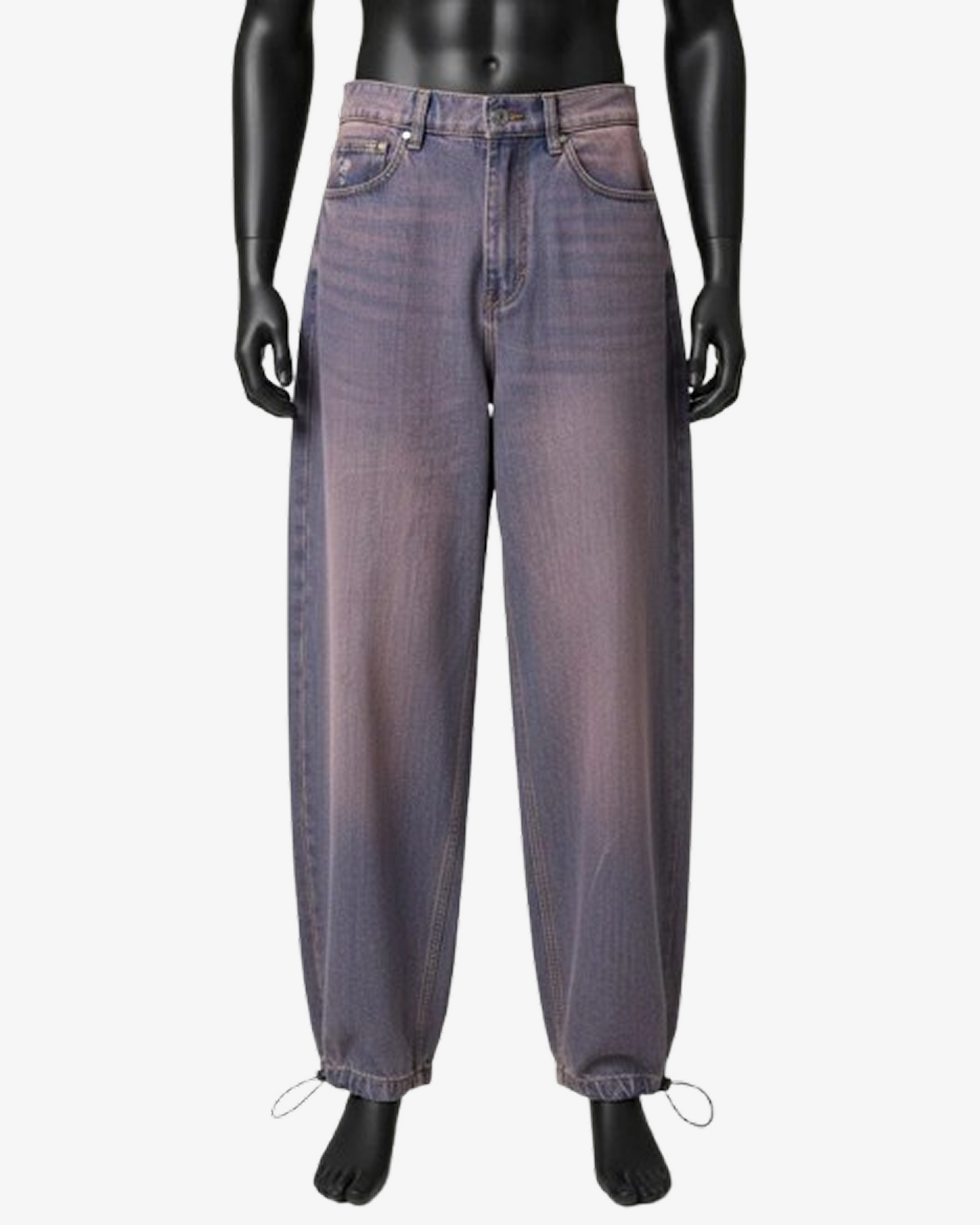 Boohooman Tinted Denim Parachute Jeans
