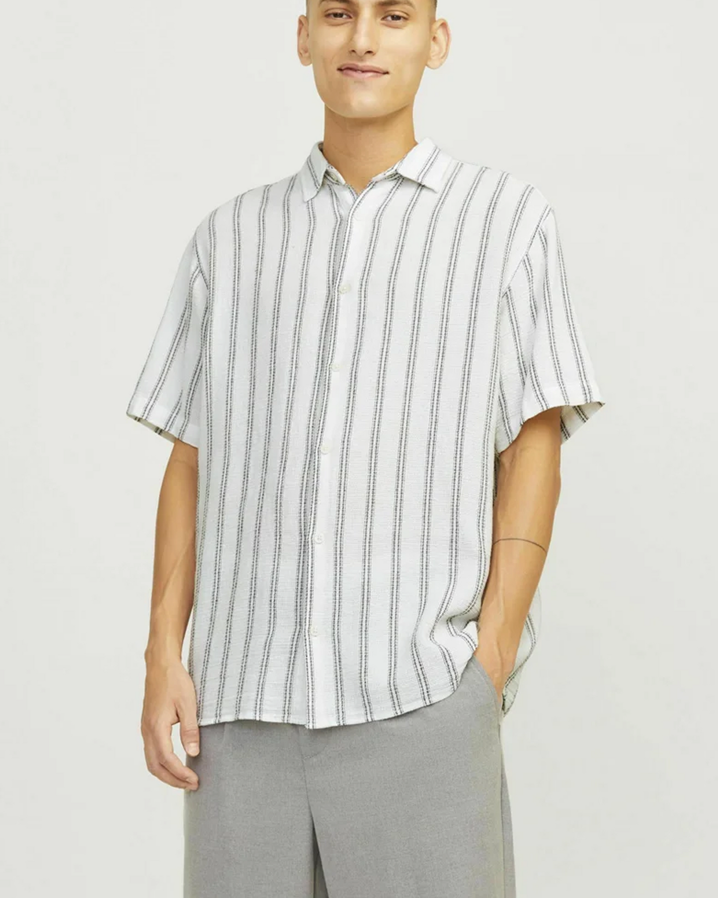 Jack & Jones Jorjoshua Loose Wave Design Ss Shirt