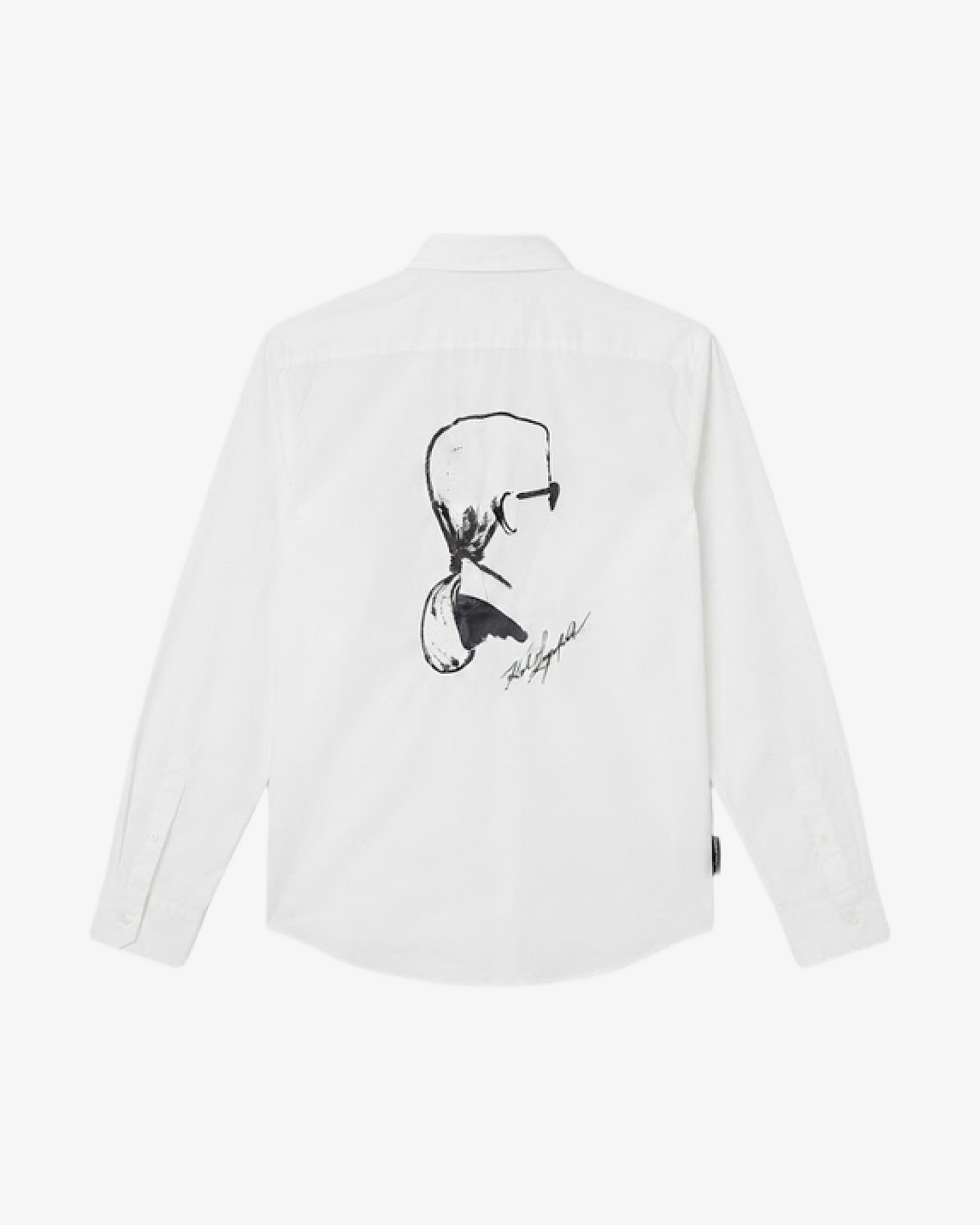 Karl Lagerfeld Paris Classic point collar design Long Sleeve Shirt