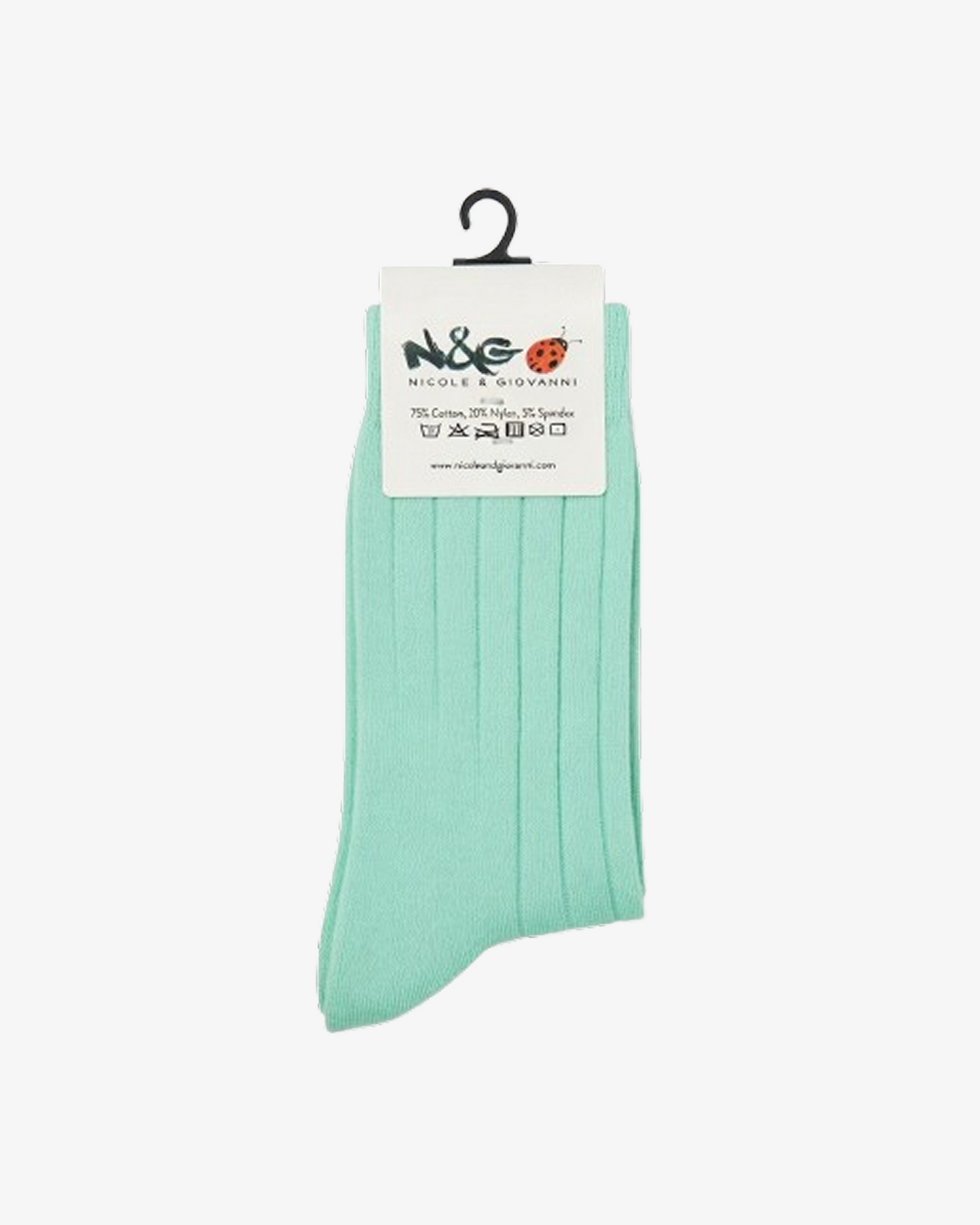 Nicole Glovanni Cotton Luxury Socks in 3 Colours - Pack of 1 Pair