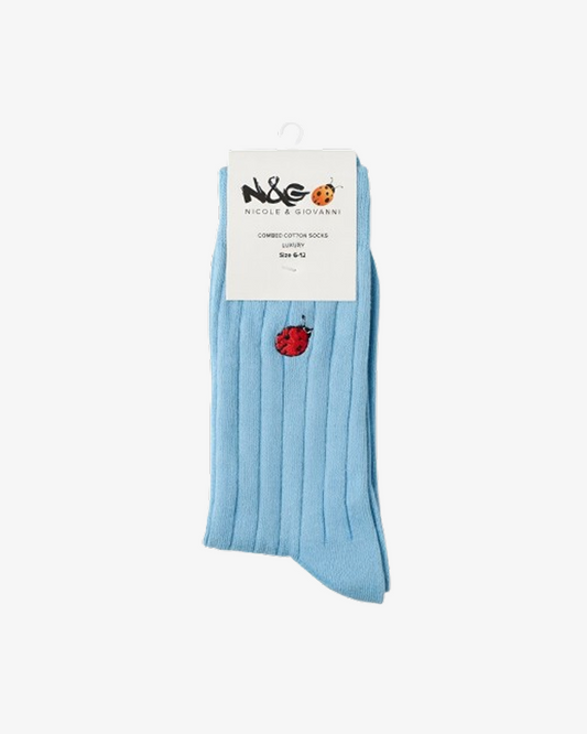 Nicole Glovanni Cotton Luxury Socks in 3 Colours - Pack of 1 Pair