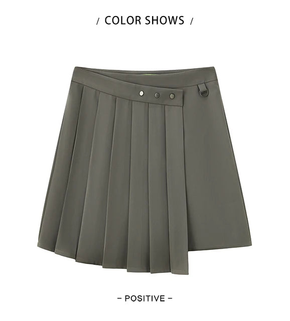 Semir Spring Pleated Short Skirt