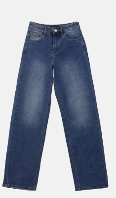 Adptmah dallas men wide fit denim jean in blue