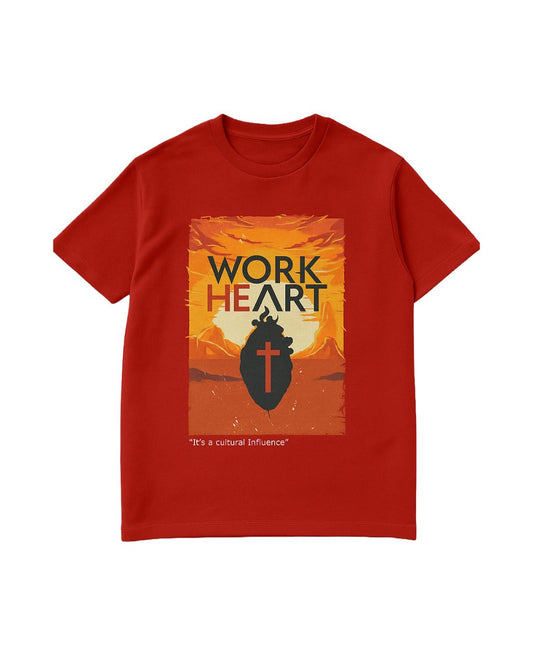 Jochdunse Work Of Heart Graphic Tee - Red