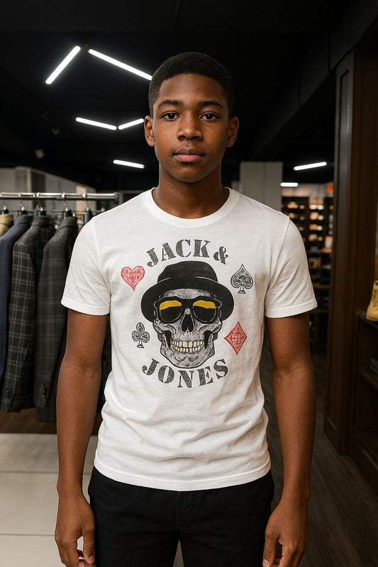 Jack & Jones Jorcaptain T-Shirt In White