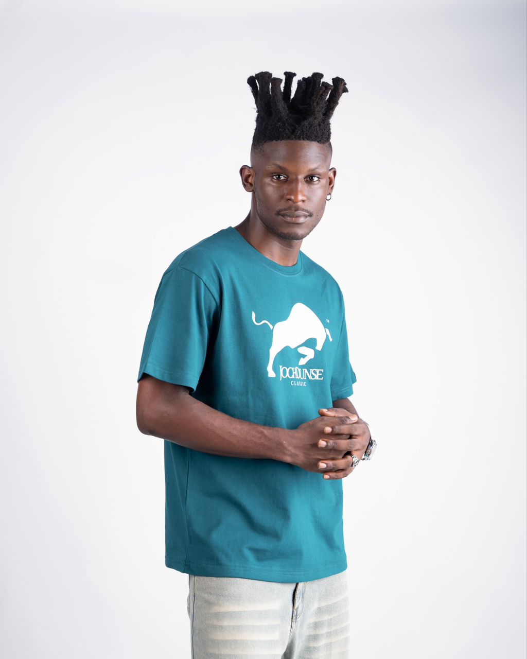 Jochdunse Work of Heart Graphic Tee - Green