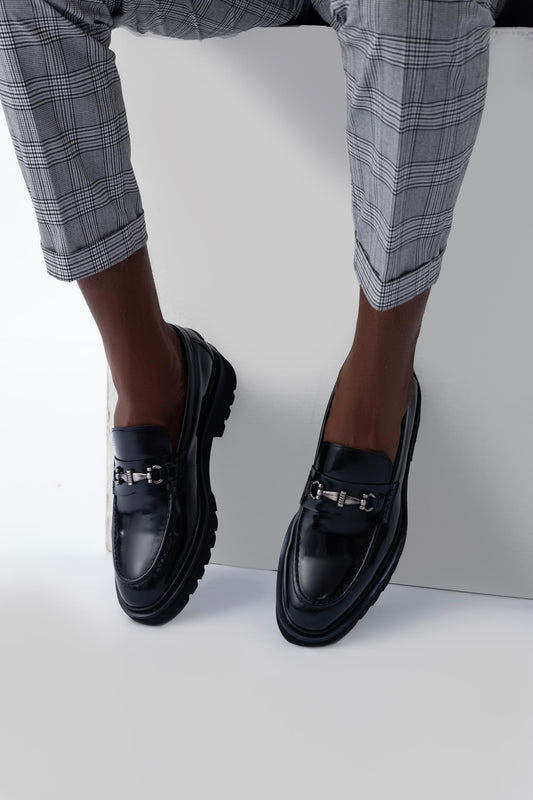 Poiseon The Soverign Bit Loafer in Black