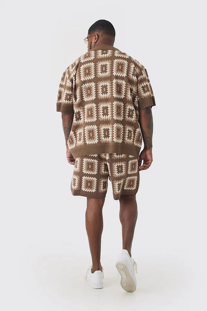 Boohooman Tall Elastic Waist Short