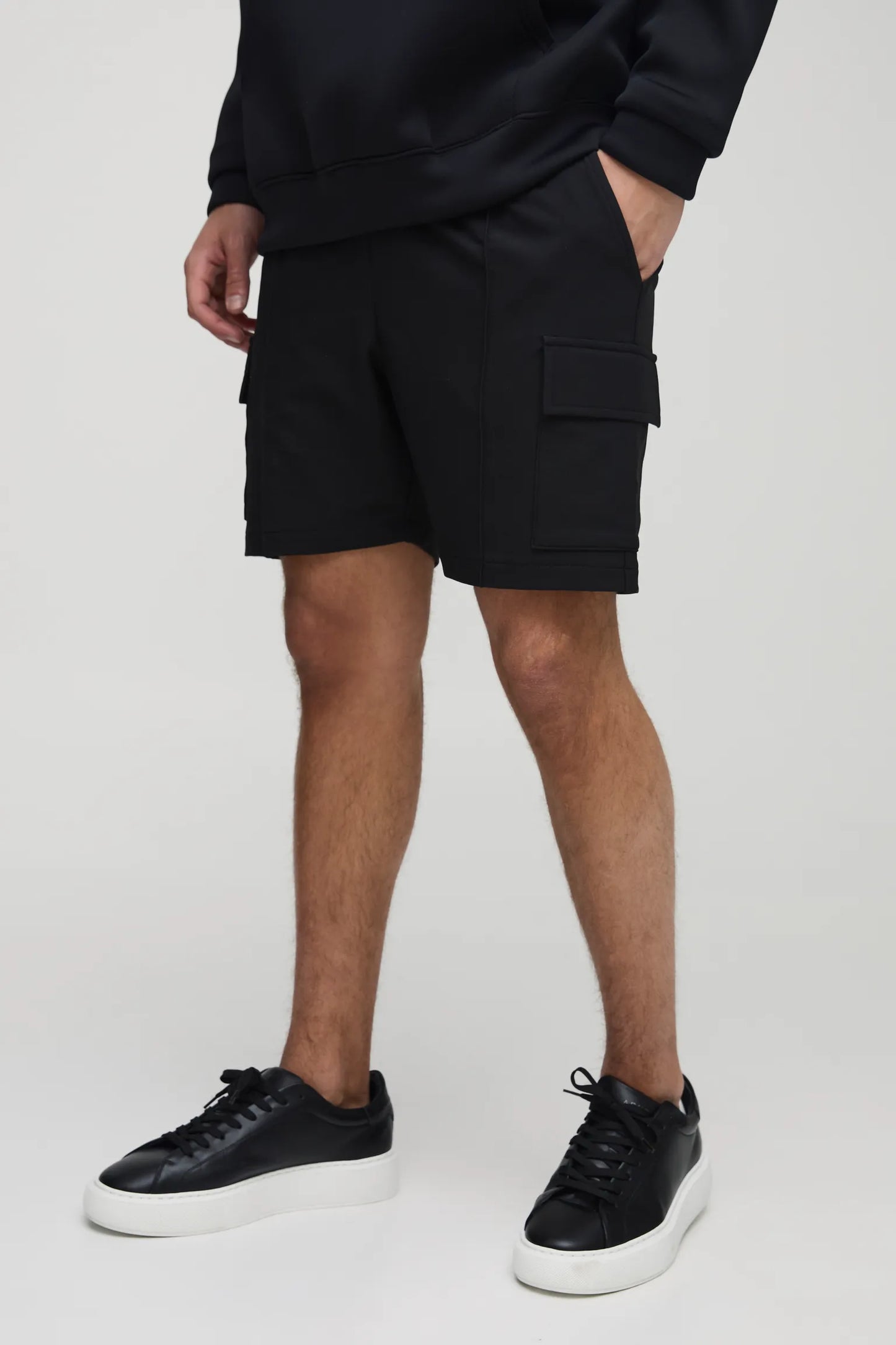 Boohooman Mens Stretch Cargo Short