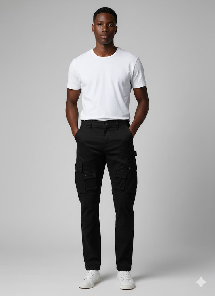 Boohooman Waistband Relaxed Fit Cargo Trouser