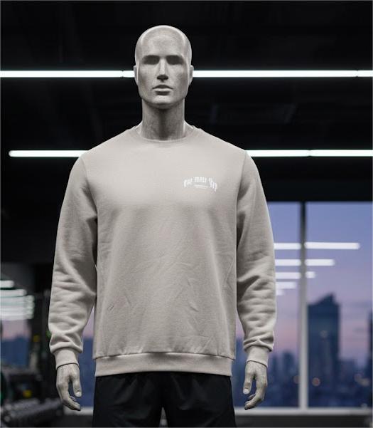 Boohooman Man Active Vintage Washed One More Rep Sweatshirt
