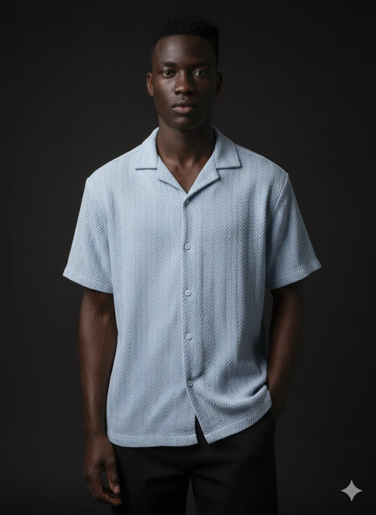 Denim & Flower Shirt