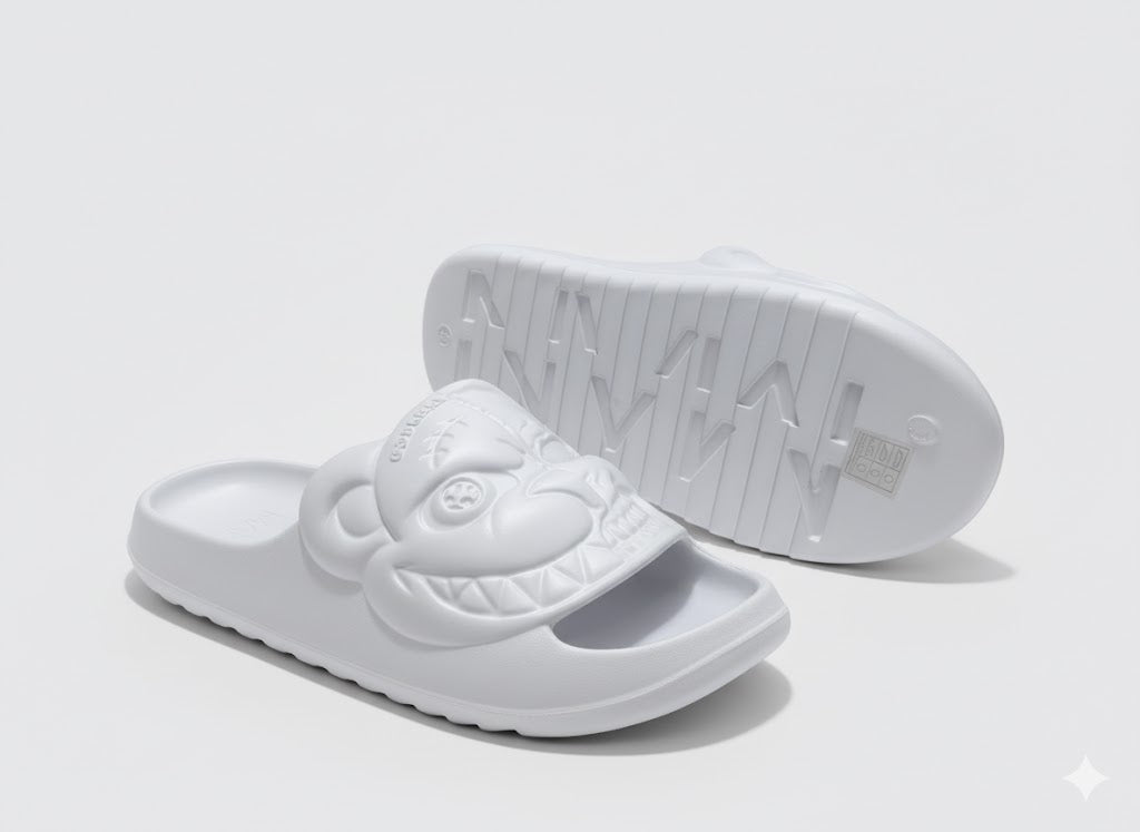 Boohooman Perforated Evil Teddy Slider