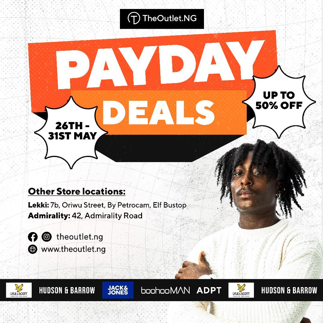 Pay Day Deals - Select brands