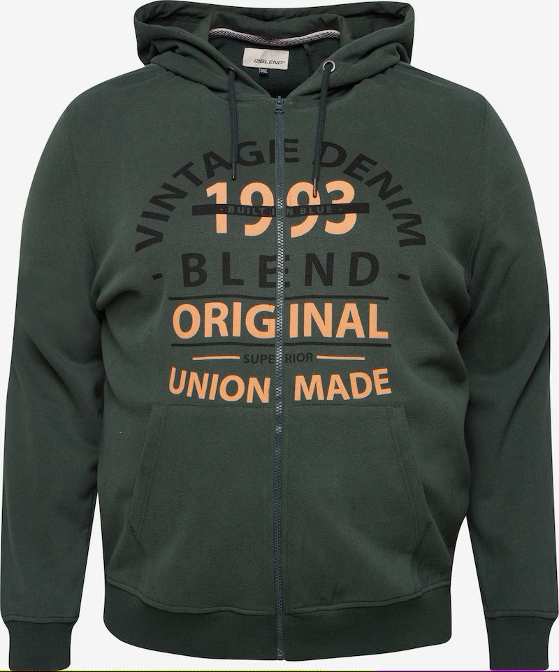 Blend Vintage Regular Zipper Hoodie