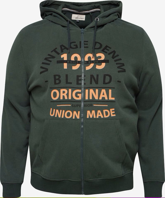 Blend Vintage Regular Zipper Hoodie