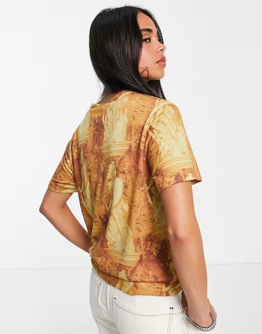 Asos Collusion Unisex Applique Ss T-shirt