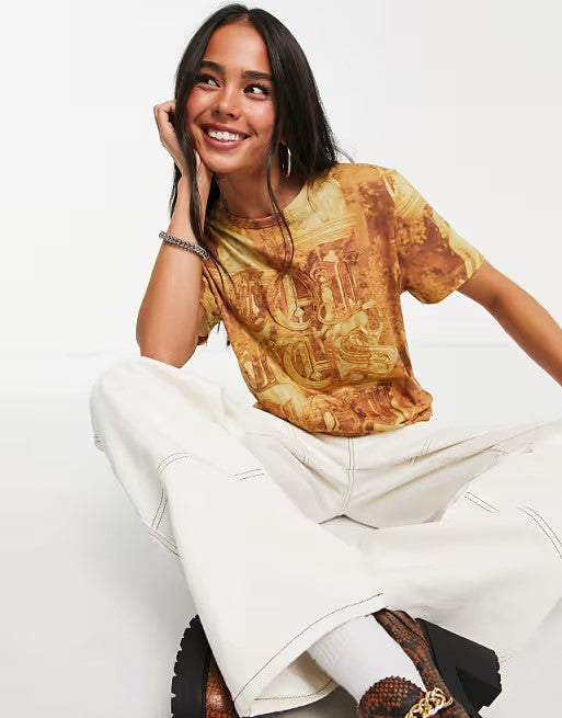 Asos Collusion Unisex Applique Ss T-shirt