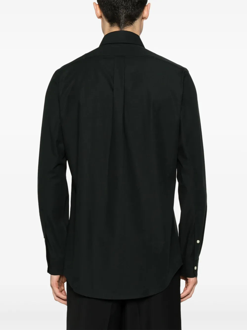 POLO BY LAUREN LONG SLEEVE SHIRT IN BLACK