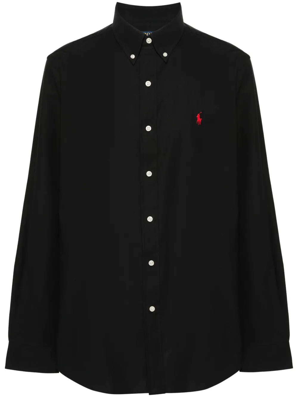 POLO BY LAUREN LONG SLEEVE SHIRT IN BLACK
