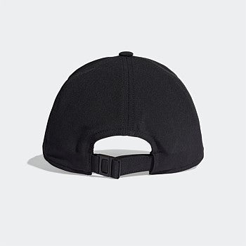 ADIDAS COTTON TWILL BASEBALL CAP IN BLACK