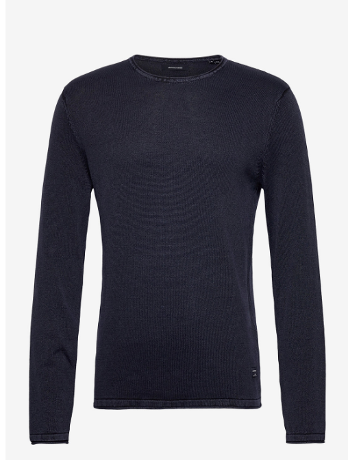 JACK & JONES JJELEO KNIT CREW NECK NOOS IN BLACK