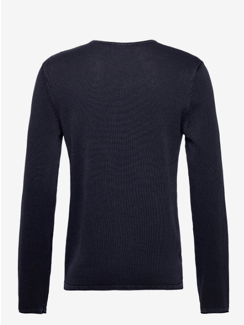 JACK & JONES JJELEO KNIT CREW NECK NOOS IN BLACK