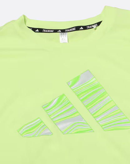 Adidas HIIT GF SLOGAN Graphic Sports T-Shirt