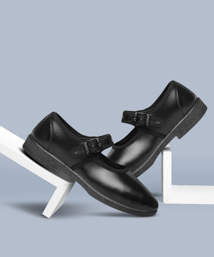 Paragon black school shoes regular skin fit 751