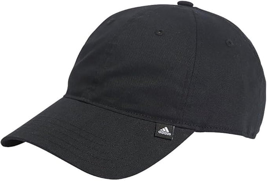 ADIDAS MEN 3-STRIPE BASEBALL CAP IN BLACK