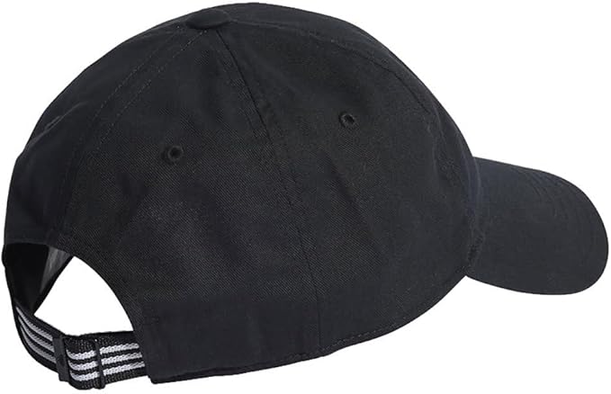 ADIDAS MEN 3-STRIPE BASEBALL CAP IN BLACK