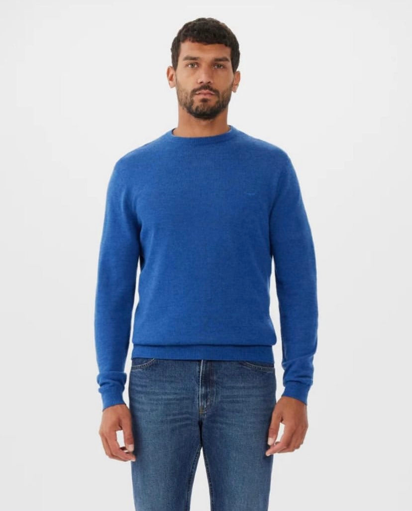 BLEND PURE COTTON MENS SWEATSHIRT IN BLUE