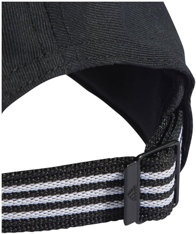 ADIDAS MEN 3-STRIPE BASEBALL CAP IN BLACK