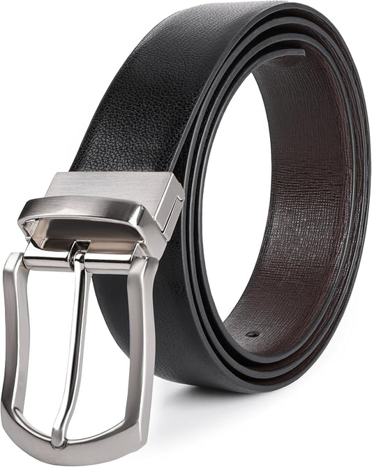 PIER ONE MEN BELT IN DUAL COLOUR | BLACK/BROWN