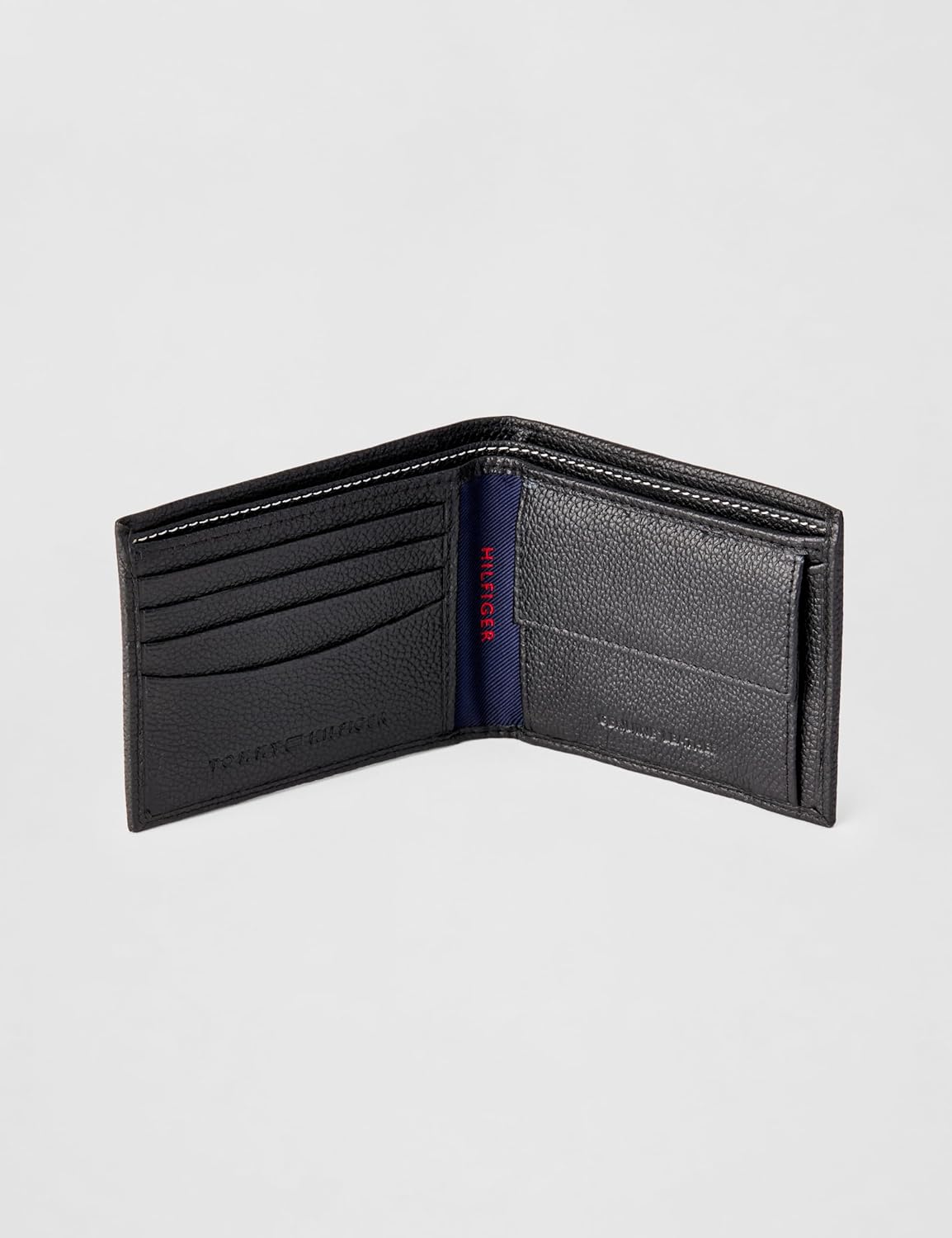 Tommy Hilfiger Flag Leather Bifold Credit Card Wallet