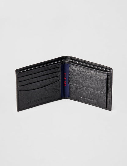 Tommy Hilfiger Flag Leather Bifold Credit Card Wallet