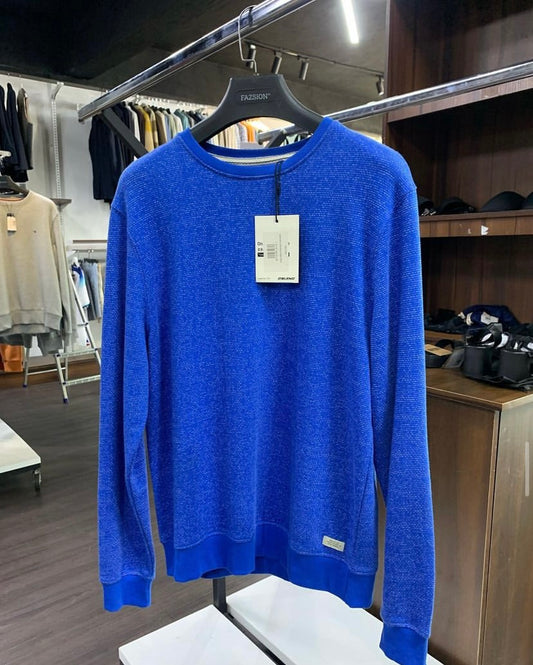 BLEND PURE COTTON MENS SWEATSHIRT IN BLUE