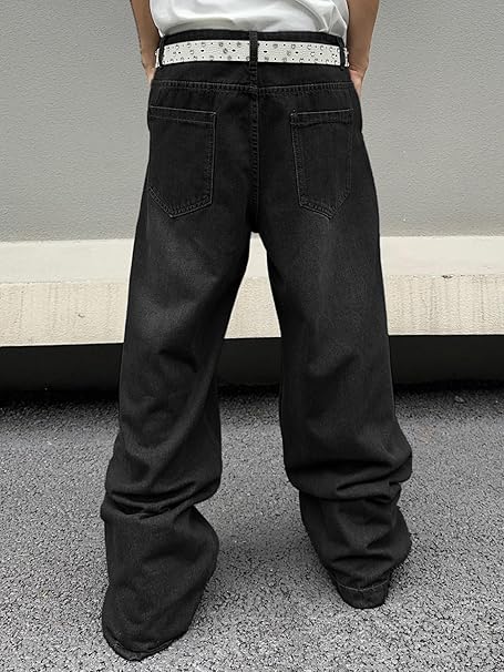 Unbranded Relaxed Vintage Washed Black Jean