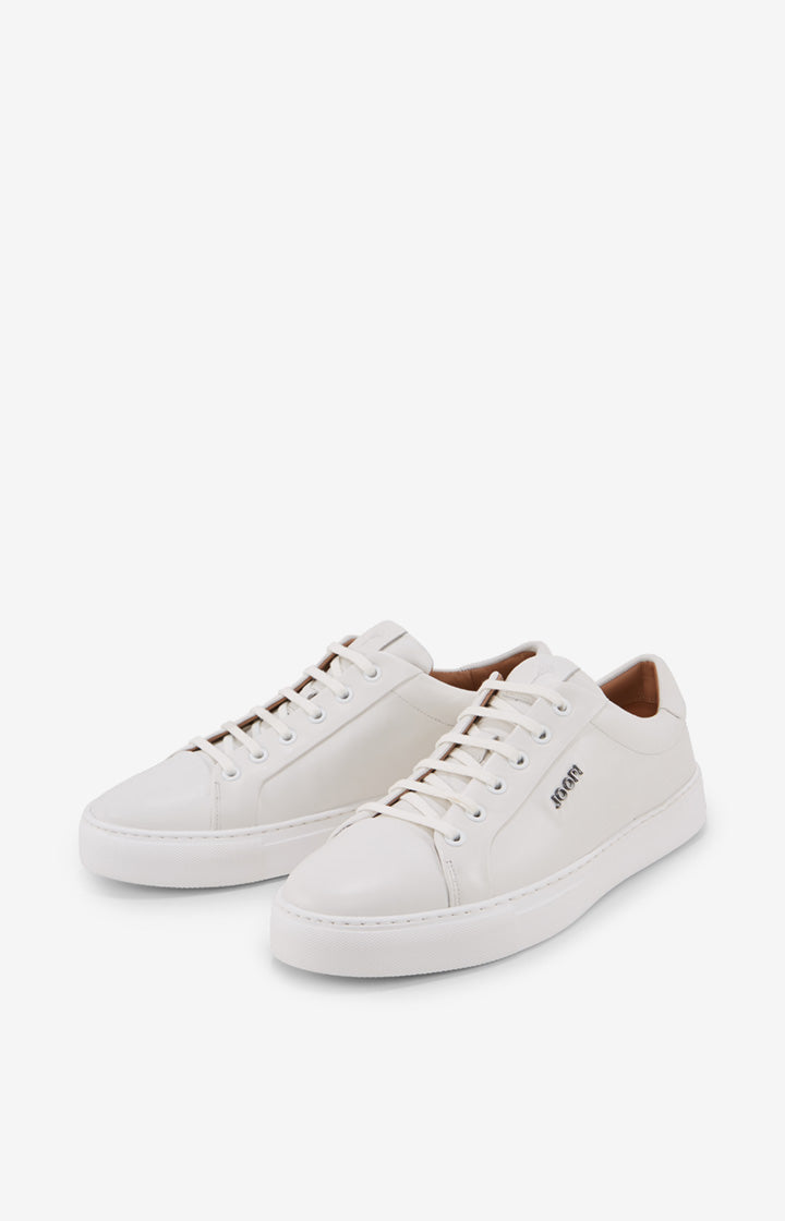 JOOP! TINTA CORALIE LEATHER SNEAKER IN WHITE/BLACK